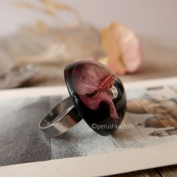 Black bougainvillea ring - Image 3