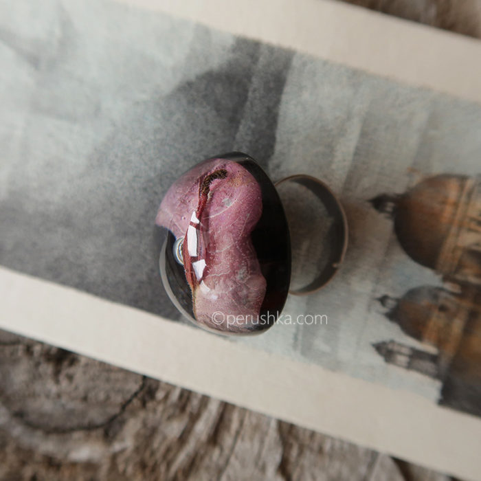 Black bougainvillea ring - Image 6