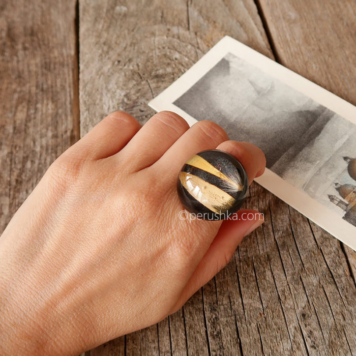 Yellow gerbera ring - Image 4