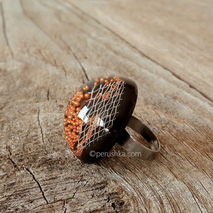 Orange, black & wire - Image 2